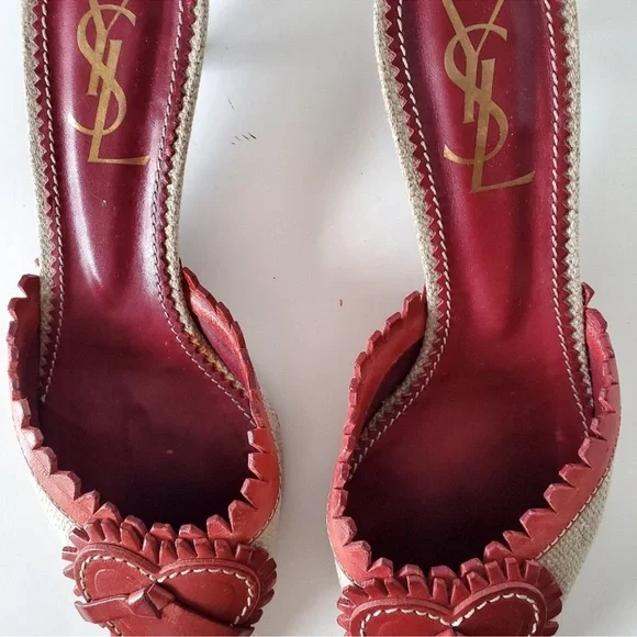 (CHECK NEW LISTINGS - for similar/cheaper options) 🧡 YSL kitten heart heels - Picture 3 of 7